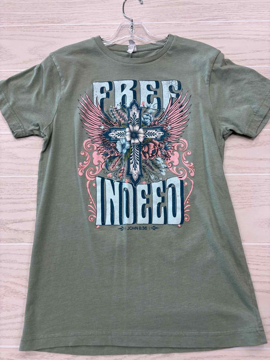 Women's Women Size S Green LIF Apparel Short Sleeve Shirt