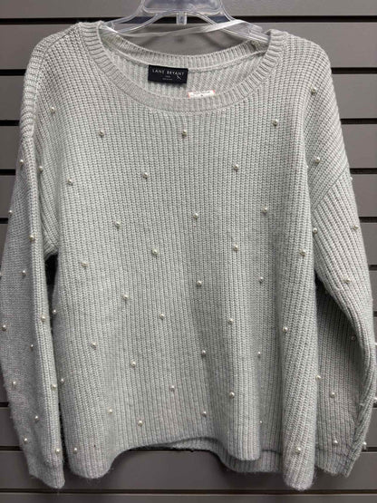 Women's Women Size 14/16 Light Gray Lane Bryant Long Sleeve Sweater