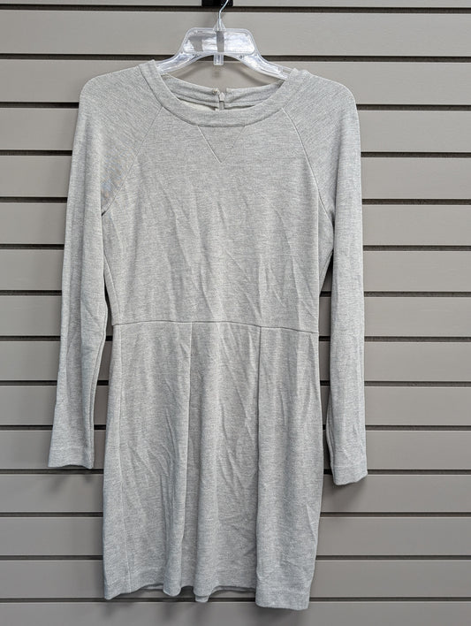 Women's Size M Light Gray Madewell Long Sleeve Above Knee Dress