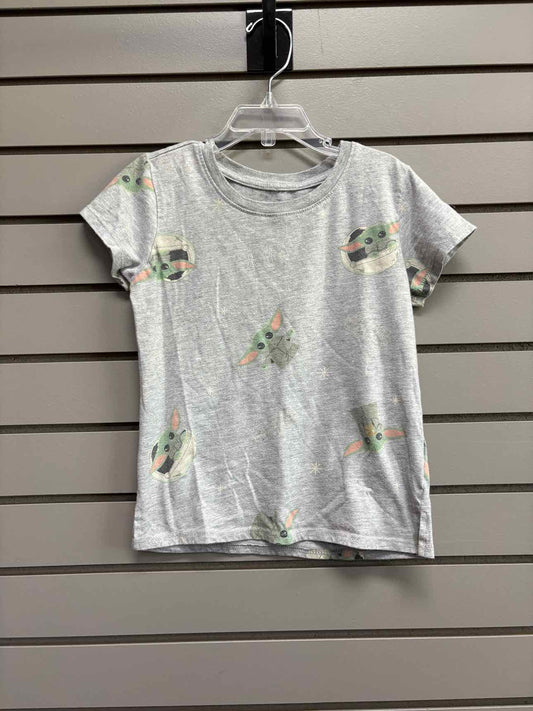 Girl's Child Size 6 Star Wars Gray Short Sleeve Shirt