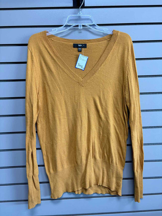Women's Women Size XXL Mustard Mossimo Long Sleeve Shirt