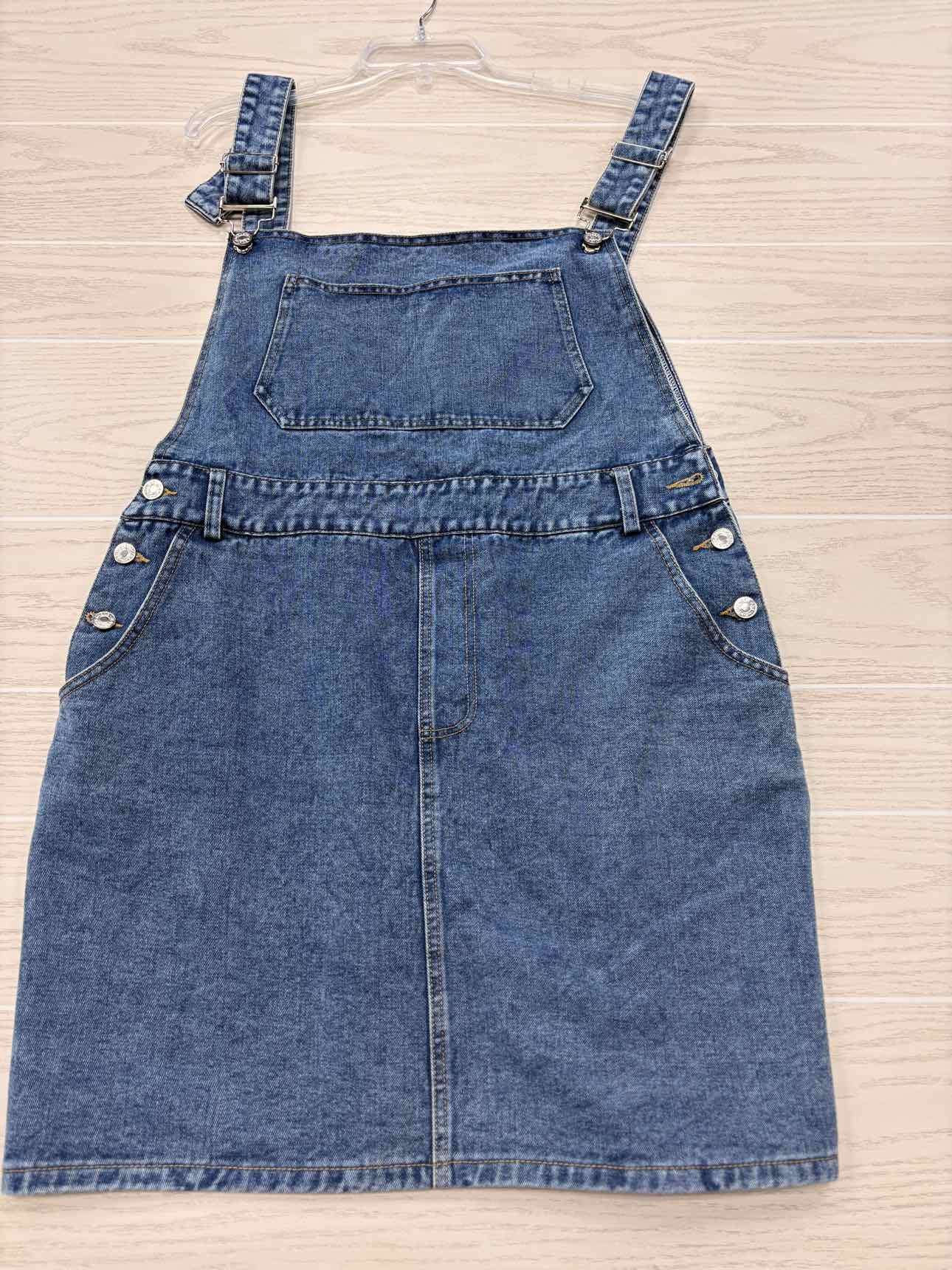 Women's Size XL Blue Tank Denim Above Knee Dress