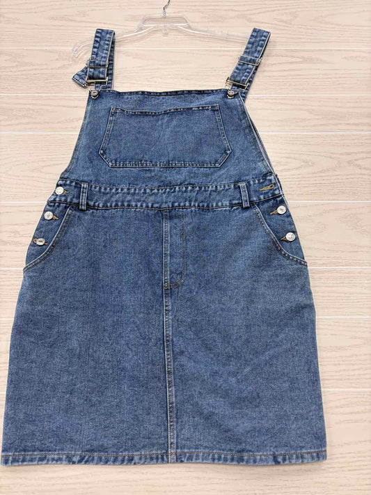 Women's Size XL Blue Tank Denim Above Knee Dress