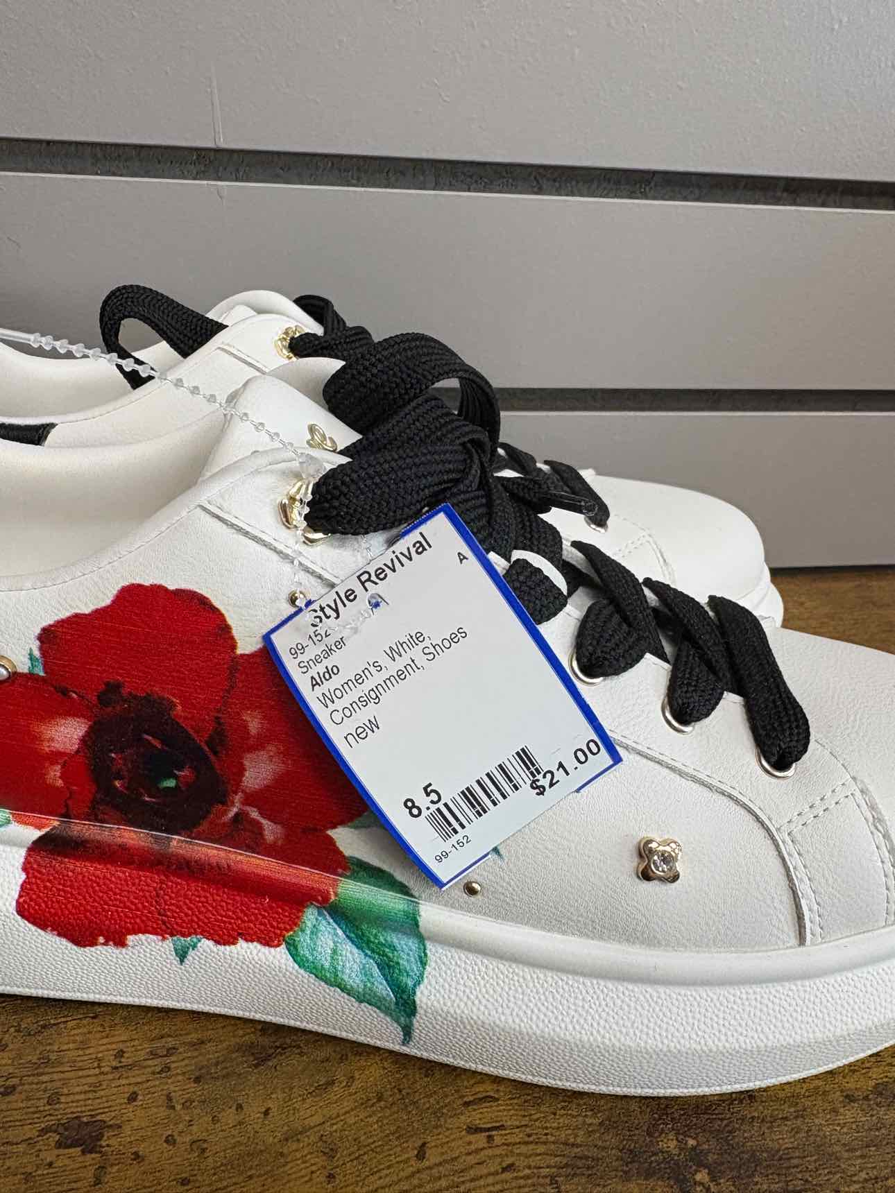 Women's W Shoe Size 8.5 White Aldo Sneaker