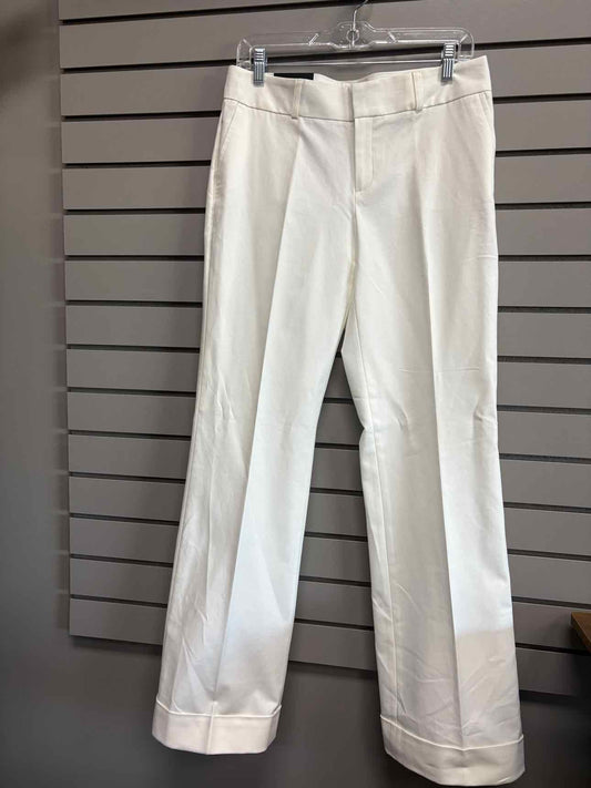 Women's Waist Size 8 Banana Republic White Dress Pant