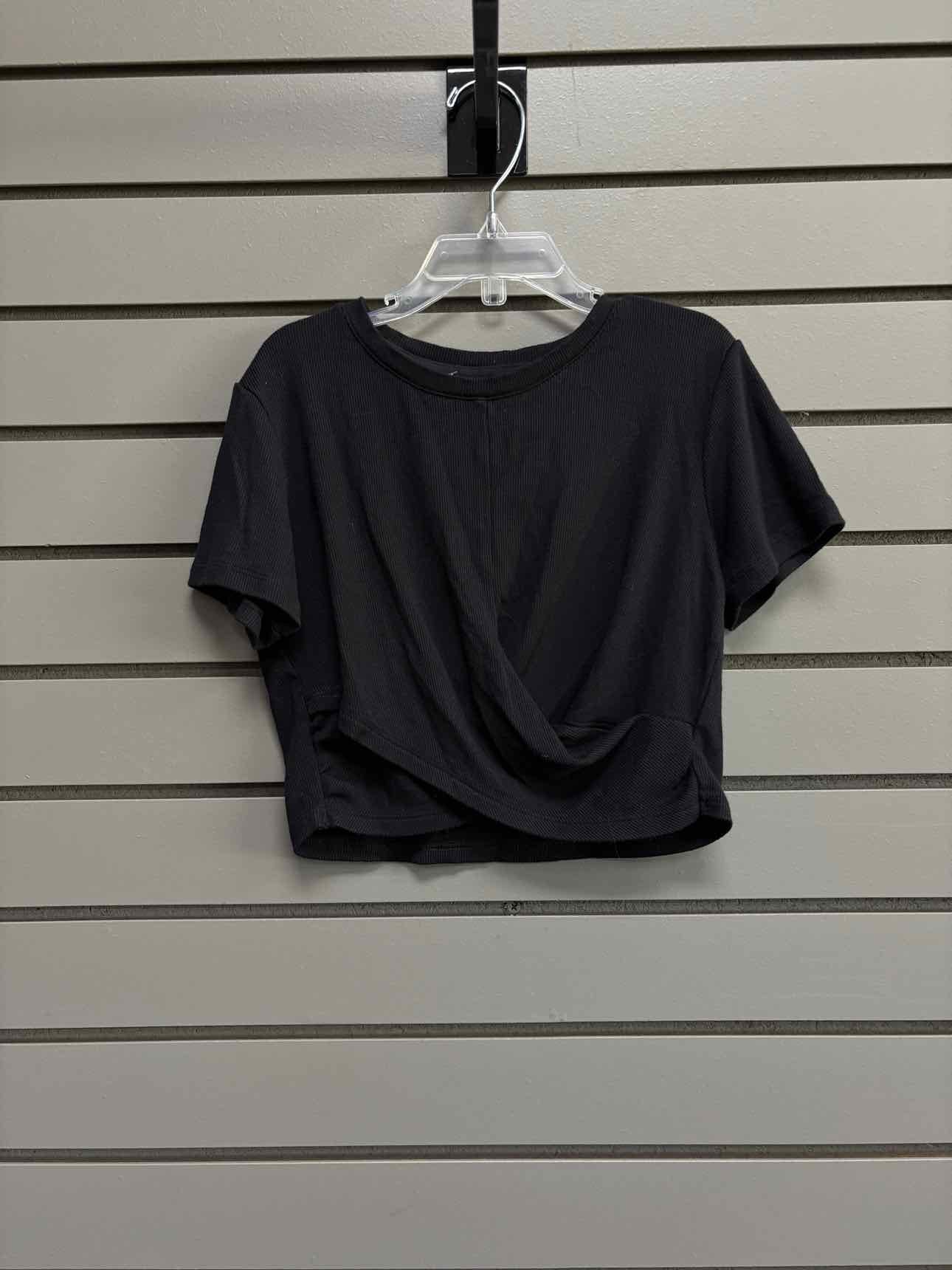 Women's Child Size S Unknown Black Short Sleeve Shirt