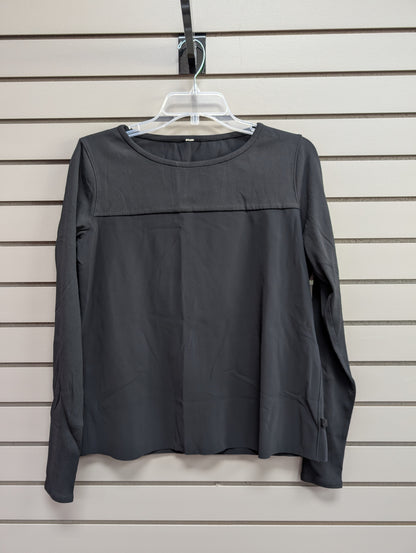 Women's Women Size 6 Lululemon Black Long Sleeve Top