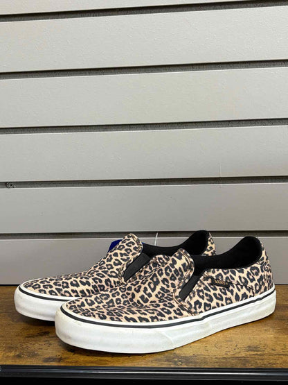 Women's W Shoe Size 8 Brown Vans Cheetah Slip On