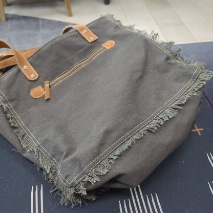 Clea Ray Rust Aztec Tote