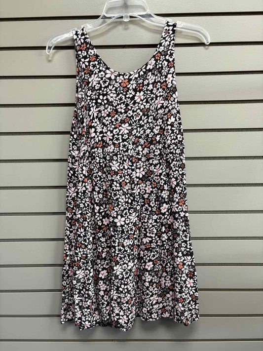 Women's Size Small Pink Rose Tank Floral Above Knee Dress