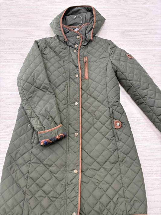 Women Size S Ralph Lauren Quilted Olive Coat