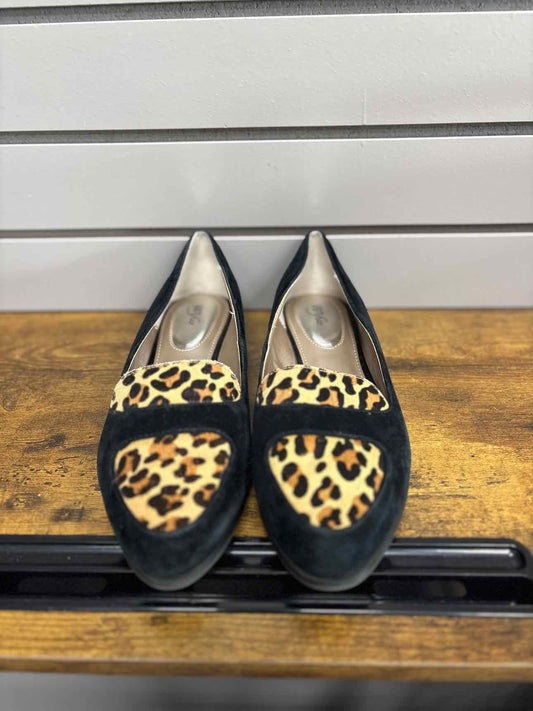 Women's W Shoe Size 9.5 Black Alfani Cheetah Slip On