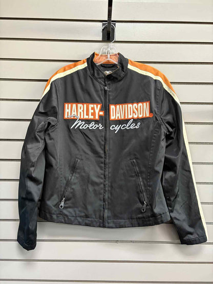 Women's Women Size M Harley Davidson Black Leather Jacket