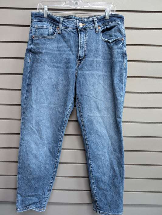 Women's Waist Size 14 Old Navy Blue Jean