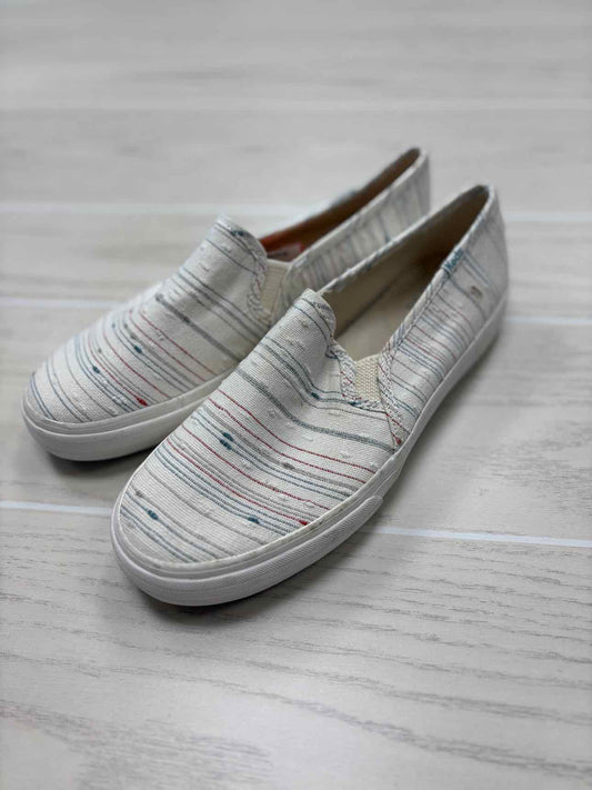 Women's W Shoe Size 7.5 White Keds Slip On