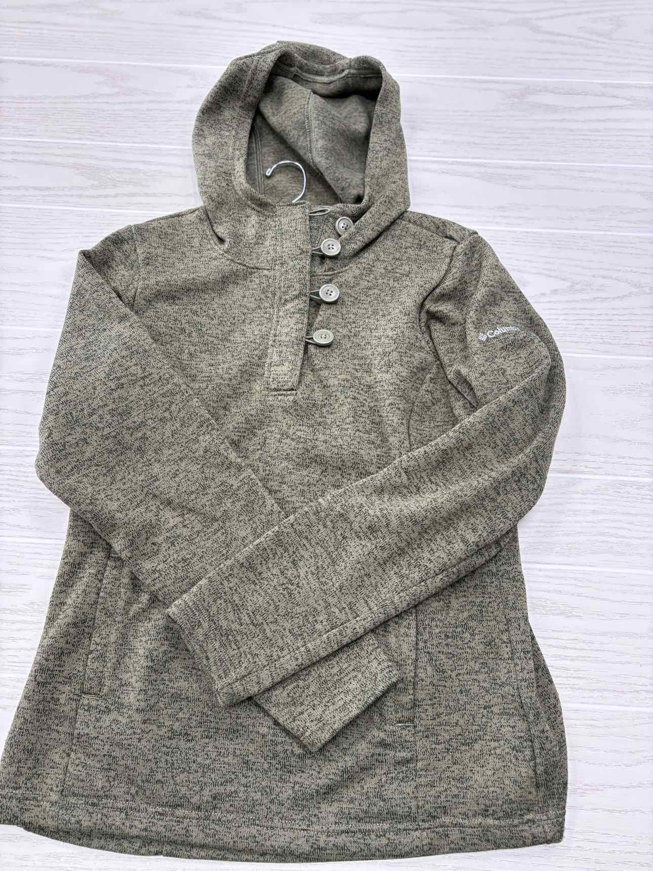 Women Size L Olive Columbia Sweatshirt