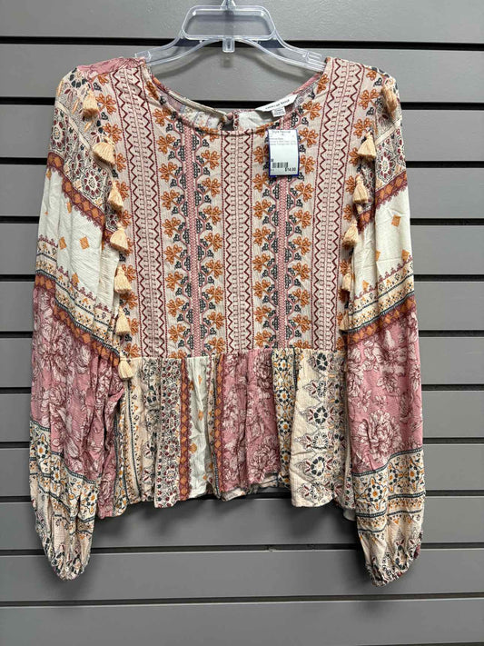 Women's Women Size M Multi-Color American Eagle Long Sleeve Shirt