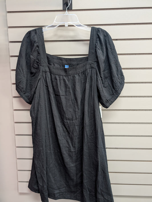 Women's Size XL Black Old Navy Short Sleeve Above Knee Dress