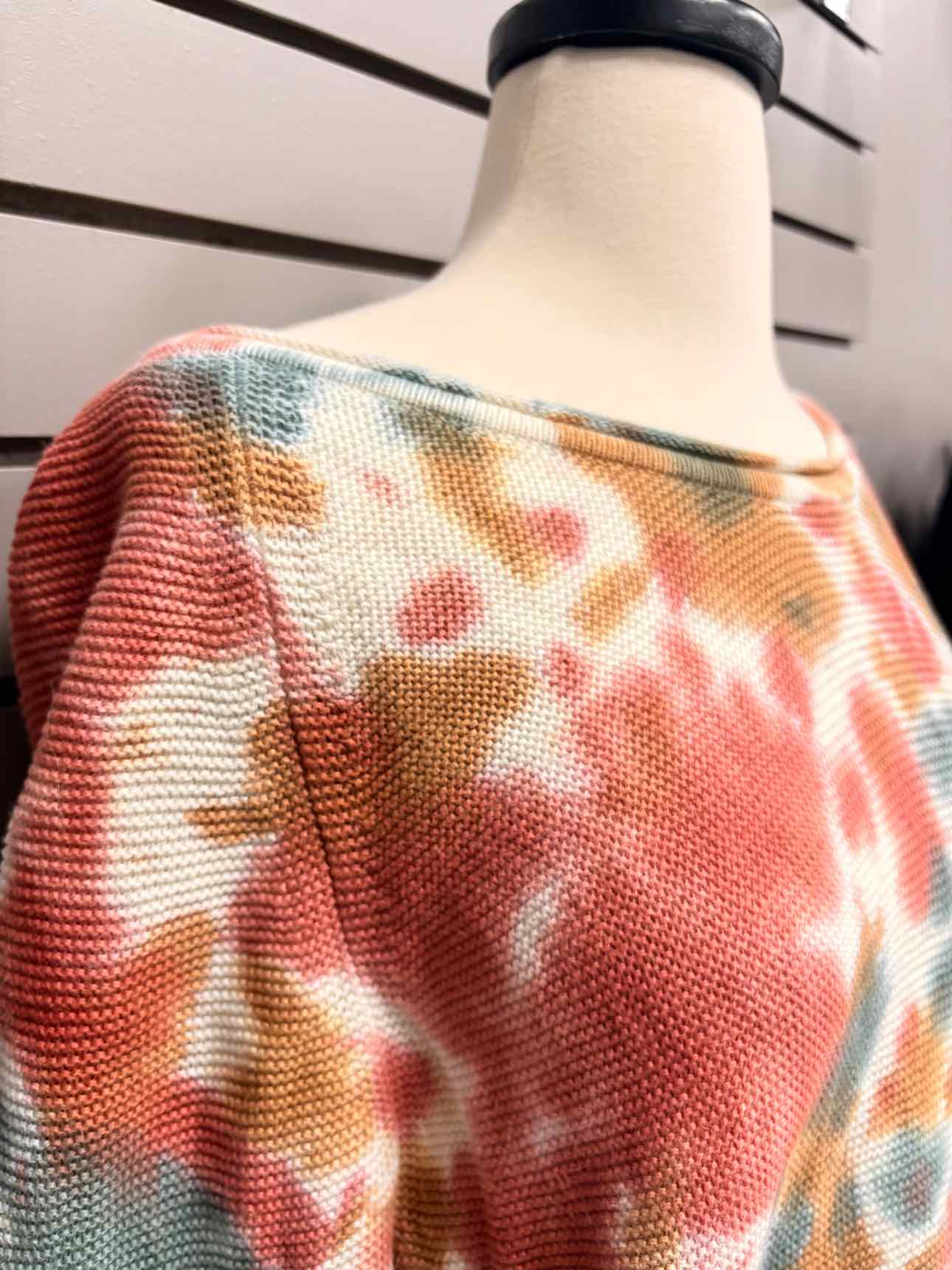 Women's Women Size XS Multi-Color Lou & Grey Tie Dye Long Sleeve Shirt