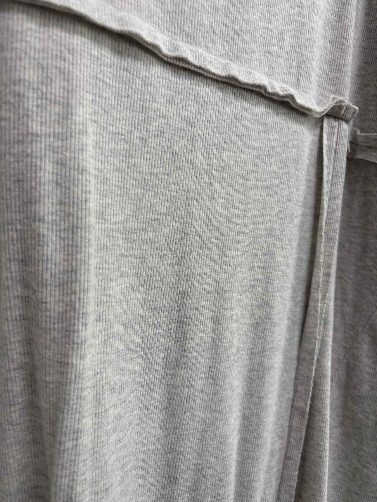 Women's Women Size 1X Gray White Birch Long Sleeve Shirt
