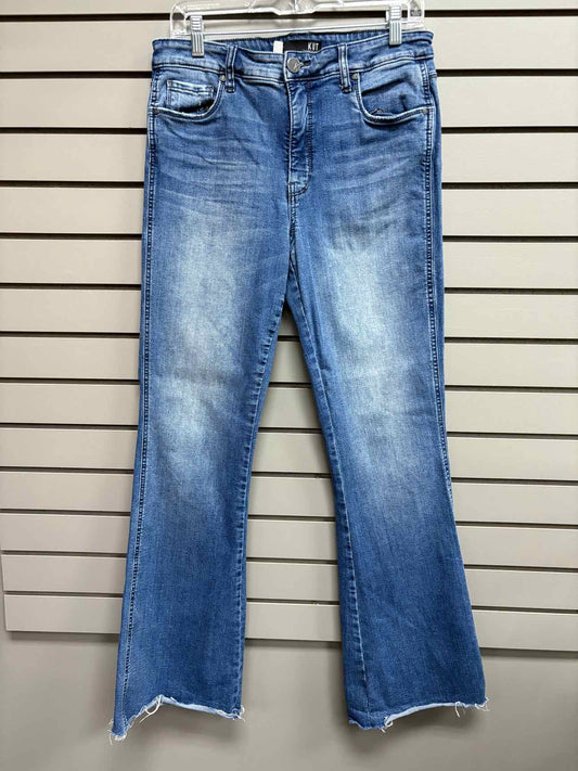 Women's Waist Size 10 KUT Blue Wide Leg Jean