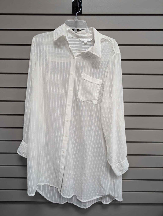 Women's Women Size 1X White Live 4 truth Long Sleeve Shirt