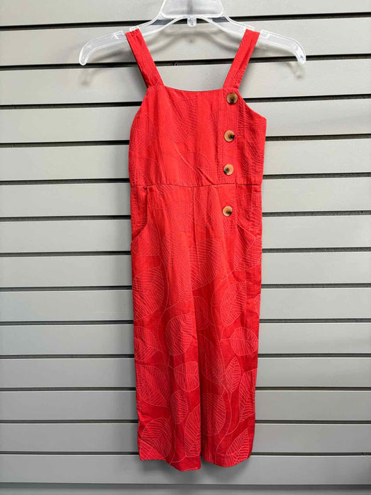 Girl's Child Size 6 Zara Girls Red Tank Dress