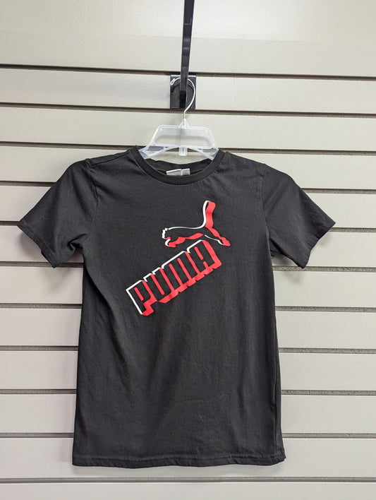 Child Size M Black Short Sleeve Shirt