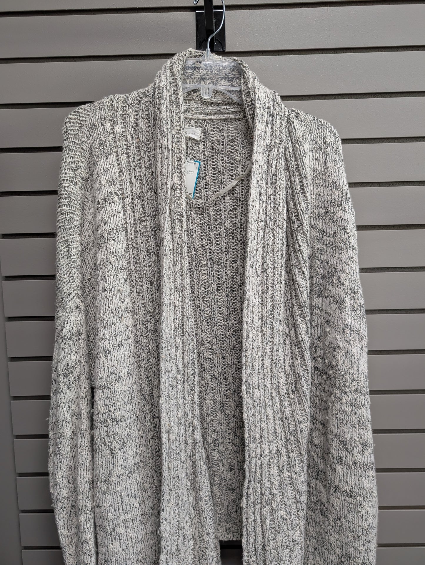 Women Size XXL Lou & Grey Gray Knit Long Sleeve Cardigan