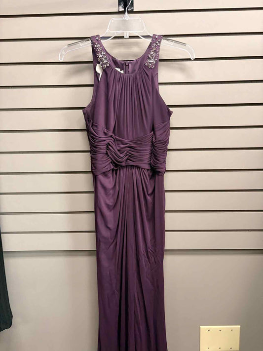 Women's Size 4 Purple David's Bridal Tank Sequins Maxi Dress