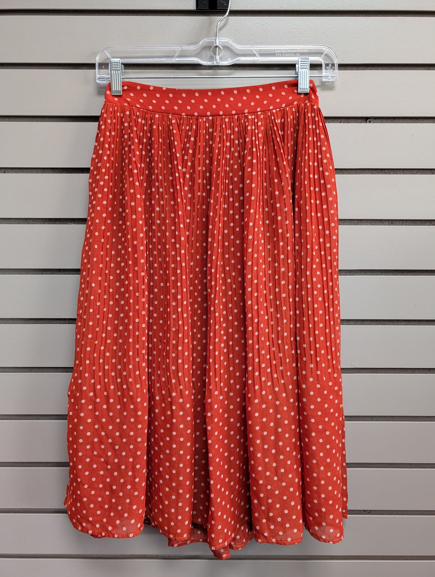 Women's maison jules Burnt Orange Polka Dot Skirt