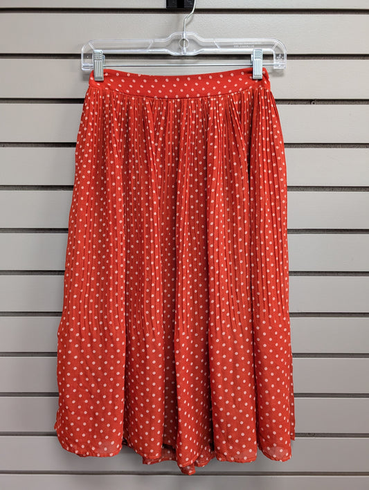 Women's maison jules Burnt Orange Polka Dot Skirt
