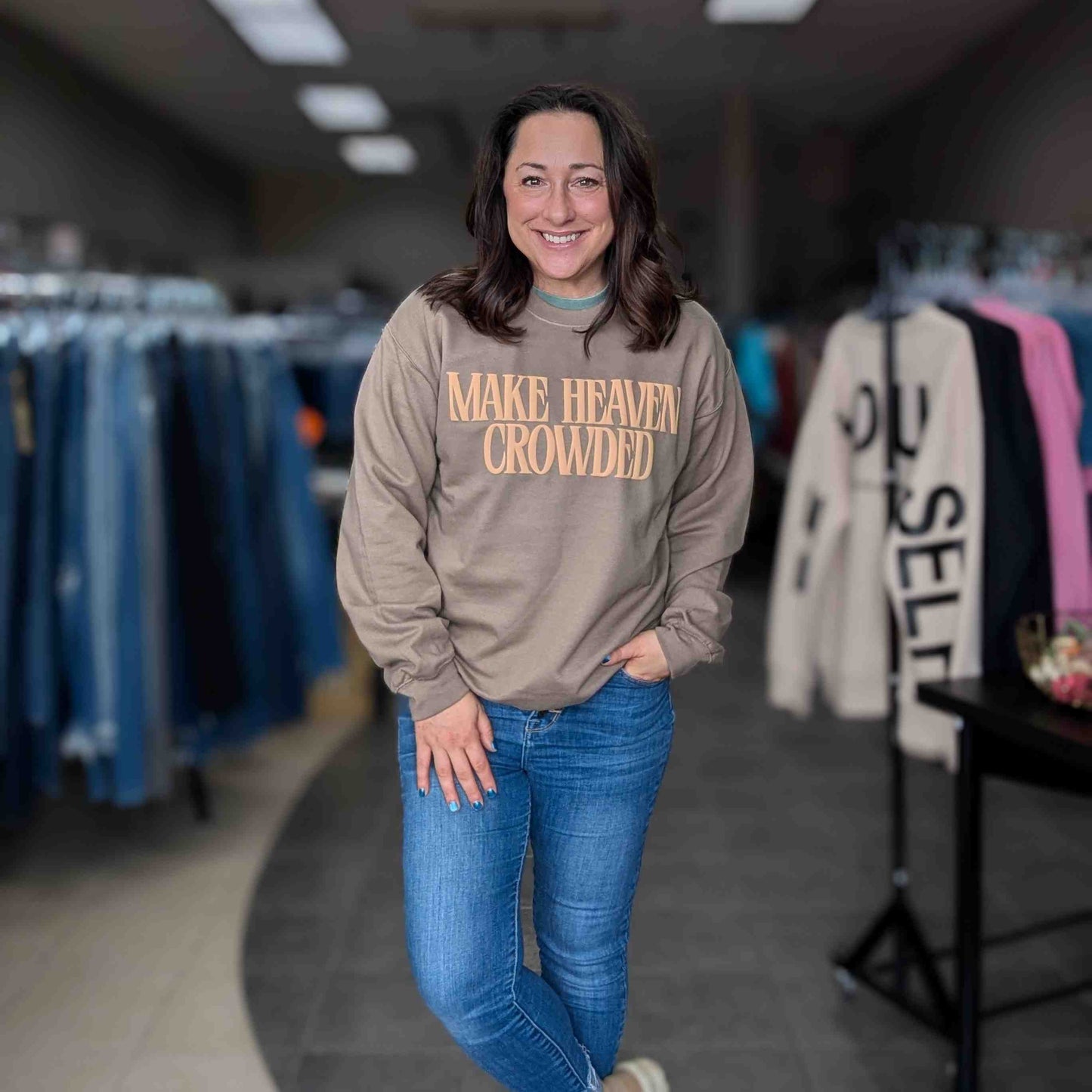 Make Heaven Crowded Crewneck Sweatshirt