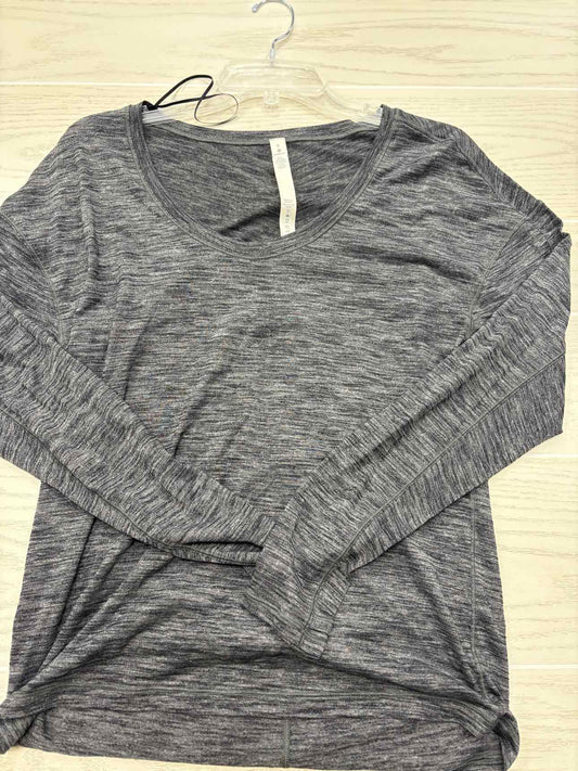 Women's Women Size 6 Charcoal Lululemon Long Sleeve Shirt