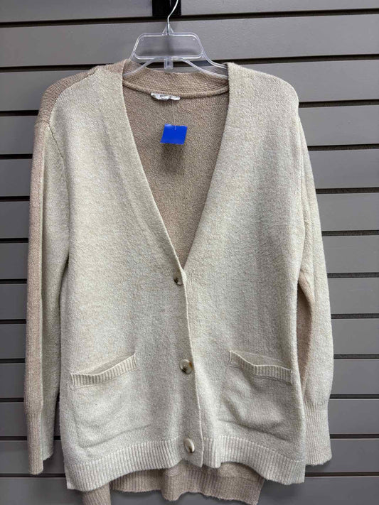 Women's Women Size M BB Dakota Tan Long Sleeve Cardigan