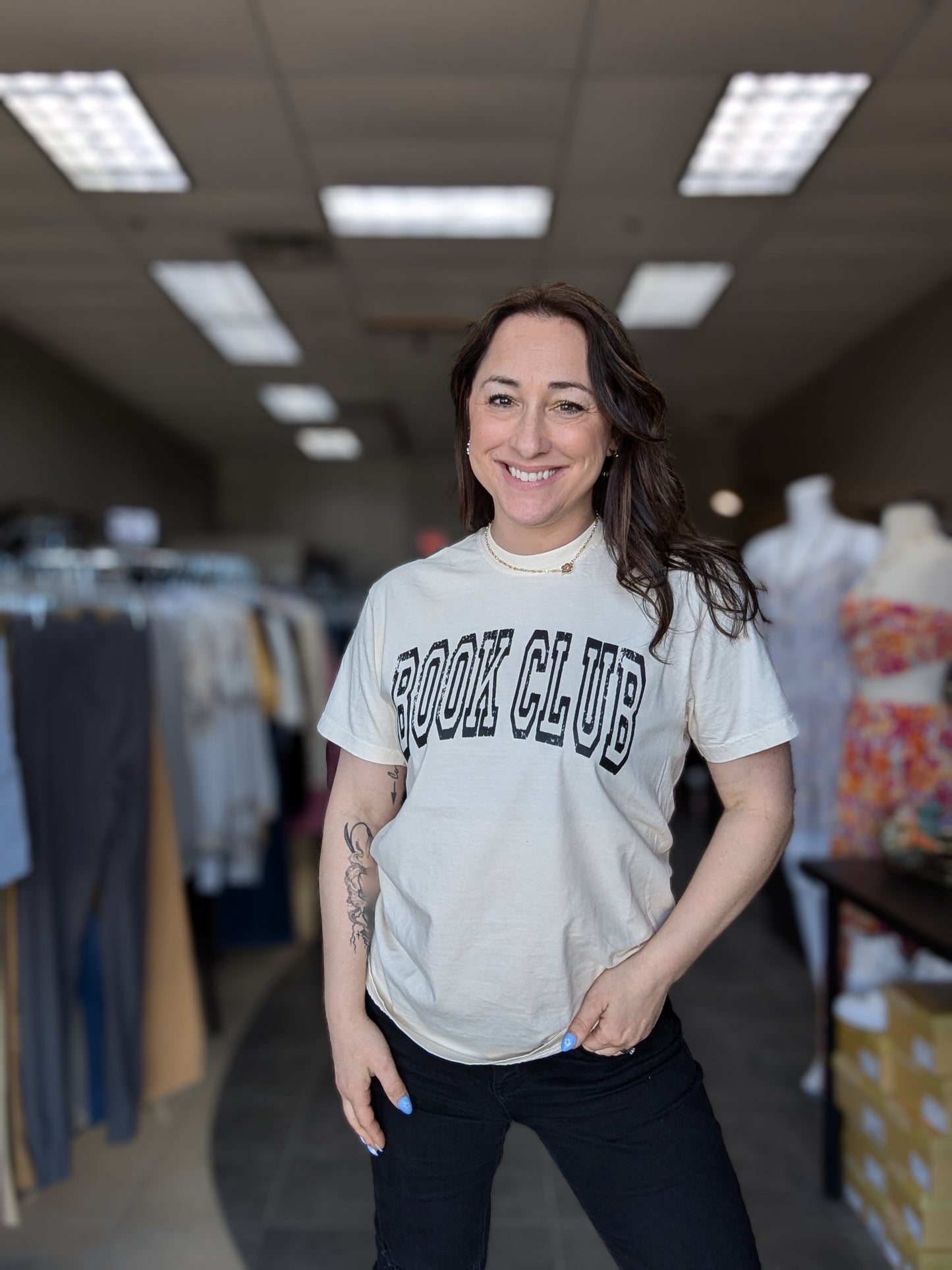 Book Club Plus Tee