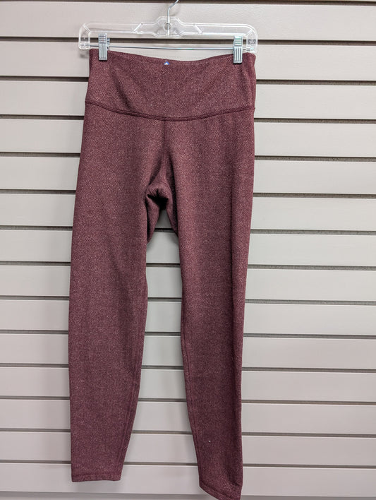 Women's Women Size M Old Navy Burgundy Legging