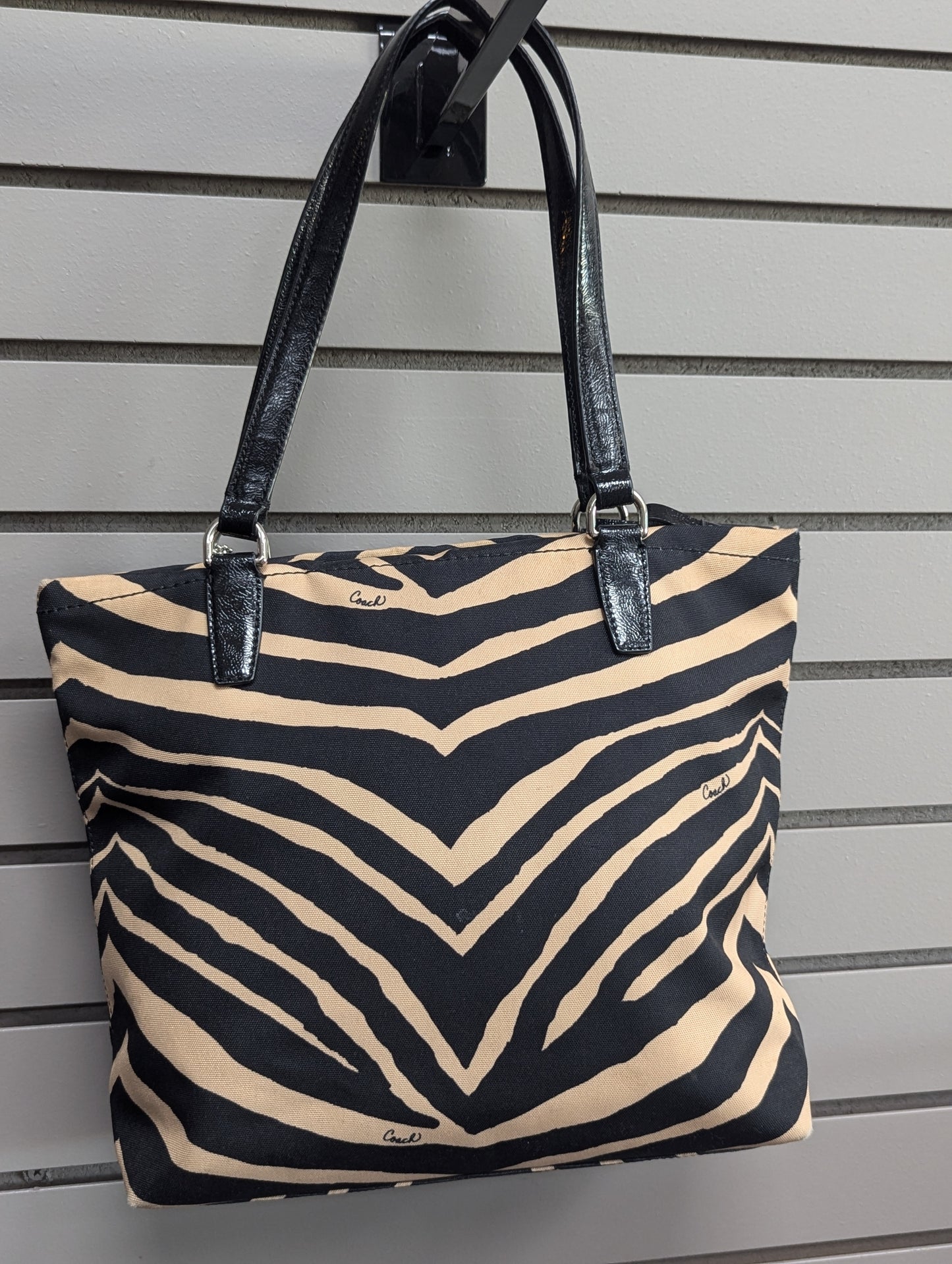 Coach Zebra Print Purse