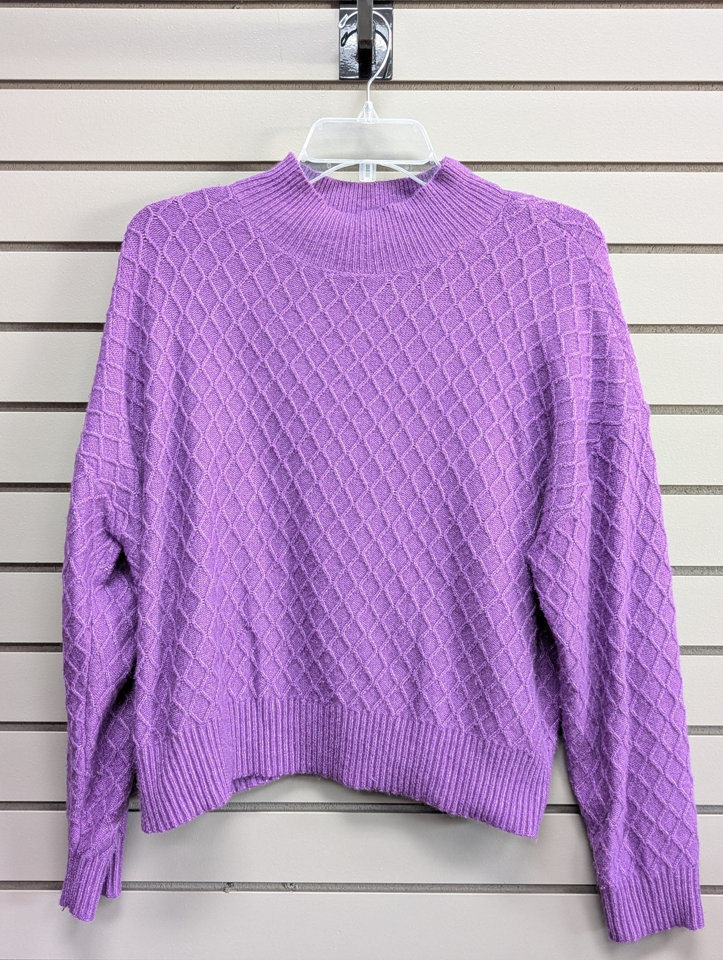 Women's Women Size 10 Purple Fat Face Long Sleeve Sweater