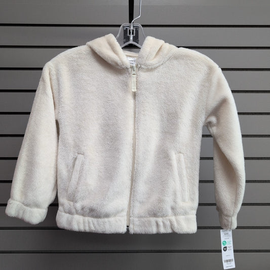 Girl's Child Size 6 Carter White Hooded Long Sleeve Sweatshirt