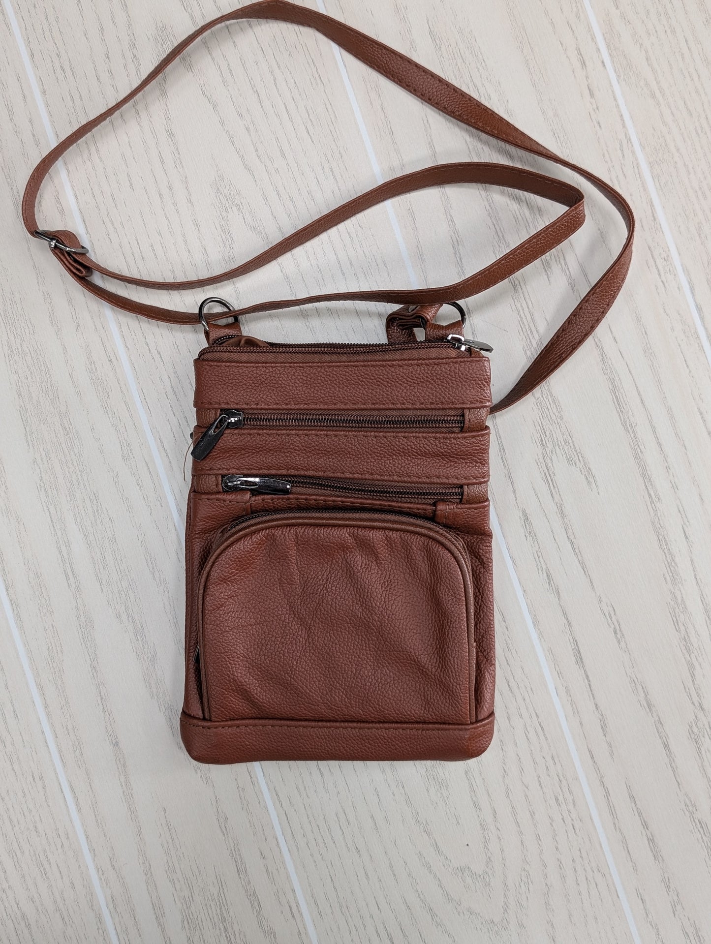 Rust Multi Pocket Crossbody