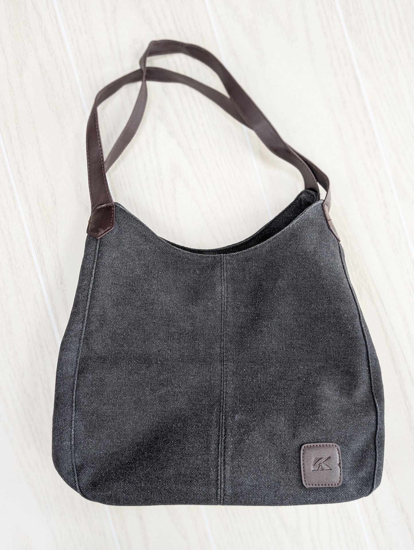 Black K2 Classic Hobo Shoulder Bag