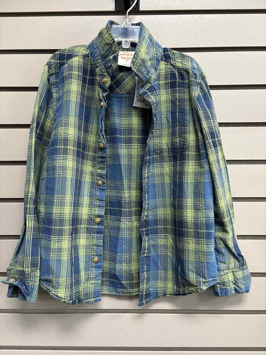 Boy's Child Size 6 Multi-Color Plaid Long Sleeve Shirt