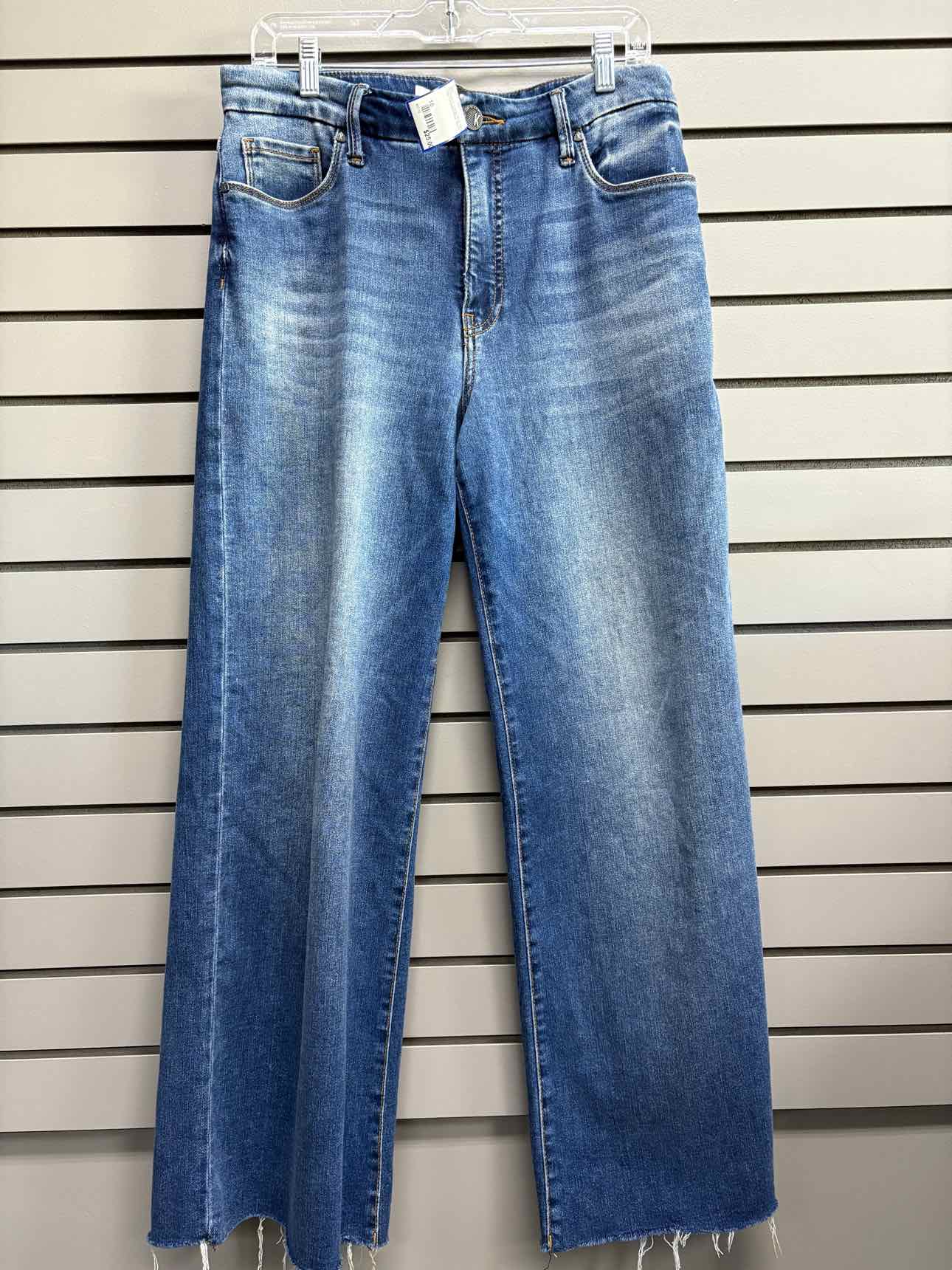Women's Waist Size 10 Long KUT Blue Wide Leg Jean