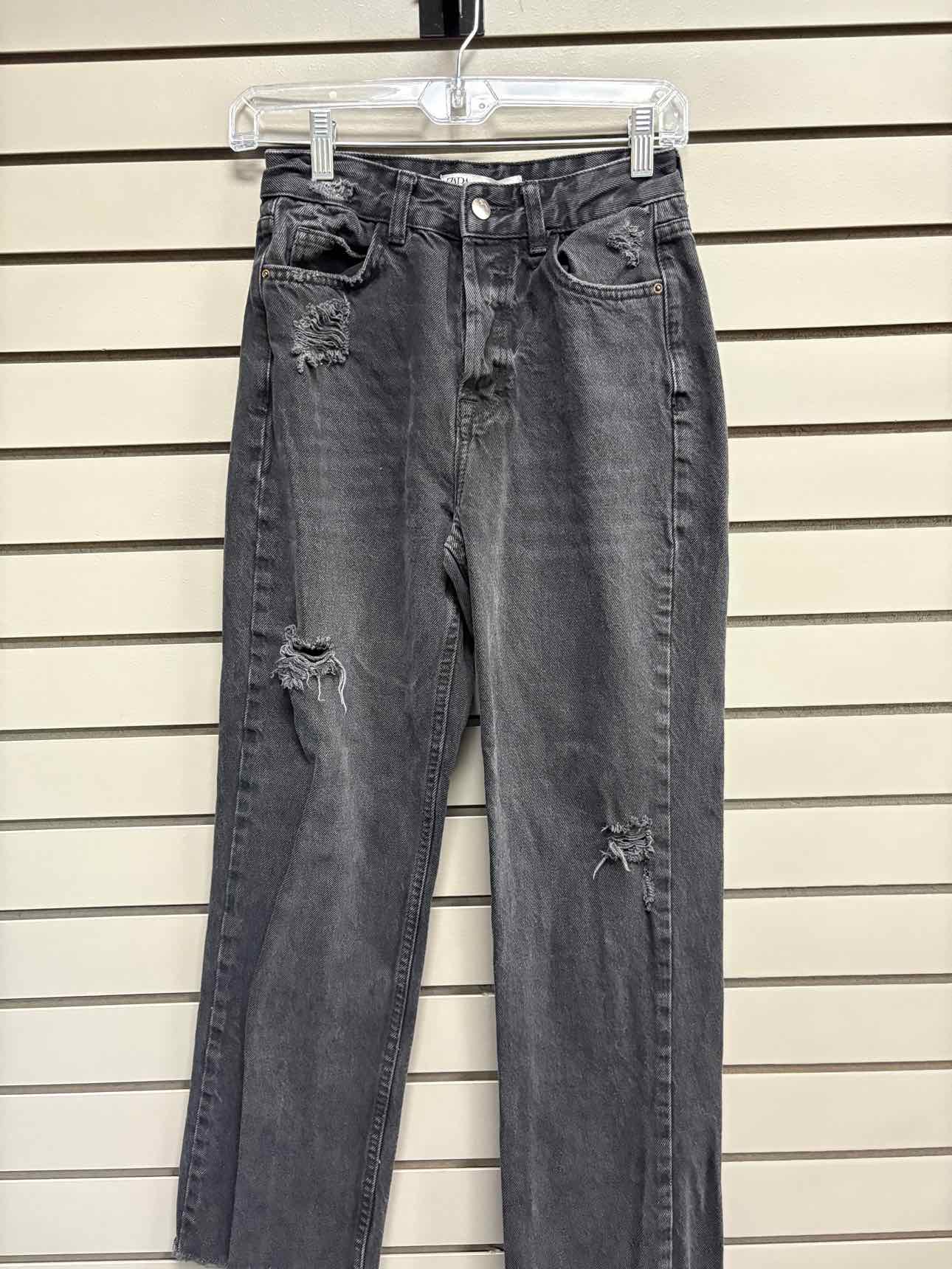 Women's Waist Size 2 Zara Black Jean