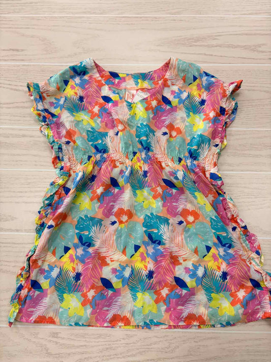 Girl's Child Size 5/6 cat & jack Multi-Color Floral Short Sleeve Dress