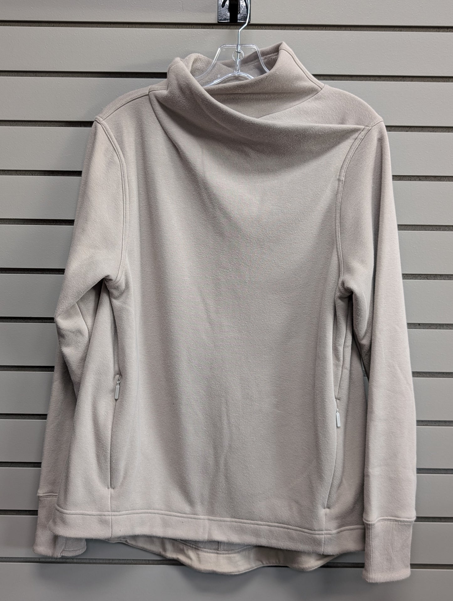 Women's Women Size M Beige Athleta Long Sleeve Sweatshirt
