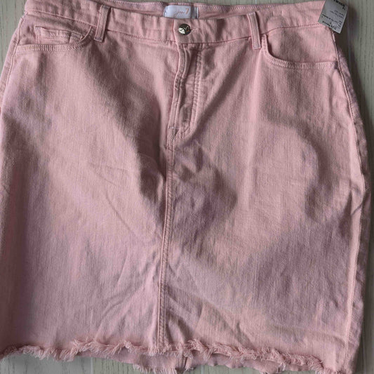 Women Size 14 Jen7n by 7 For All Mankind Pink Skirt