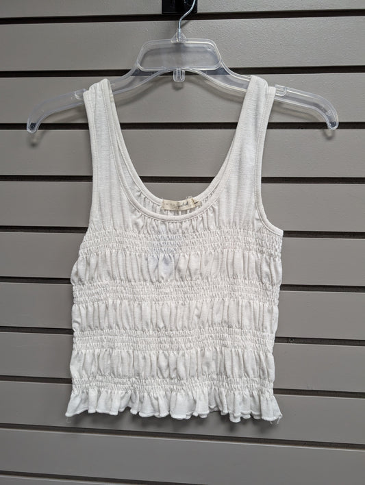 Women's Women Size S White Live To Be Spoiled Tank Shirt