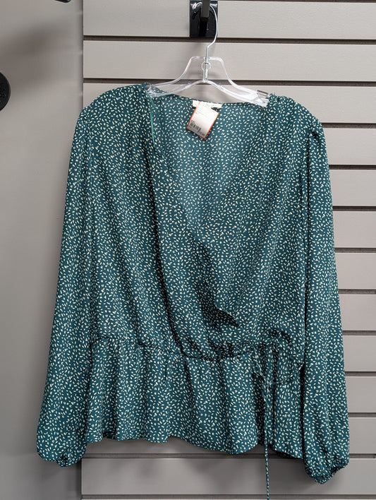 Women's Women Size XXL Green Nine Britton Shirt